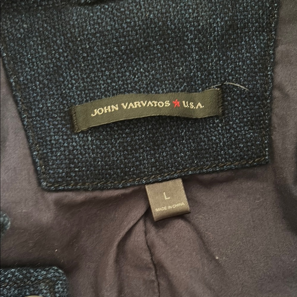 Stylish Navy Button-Up Jacket